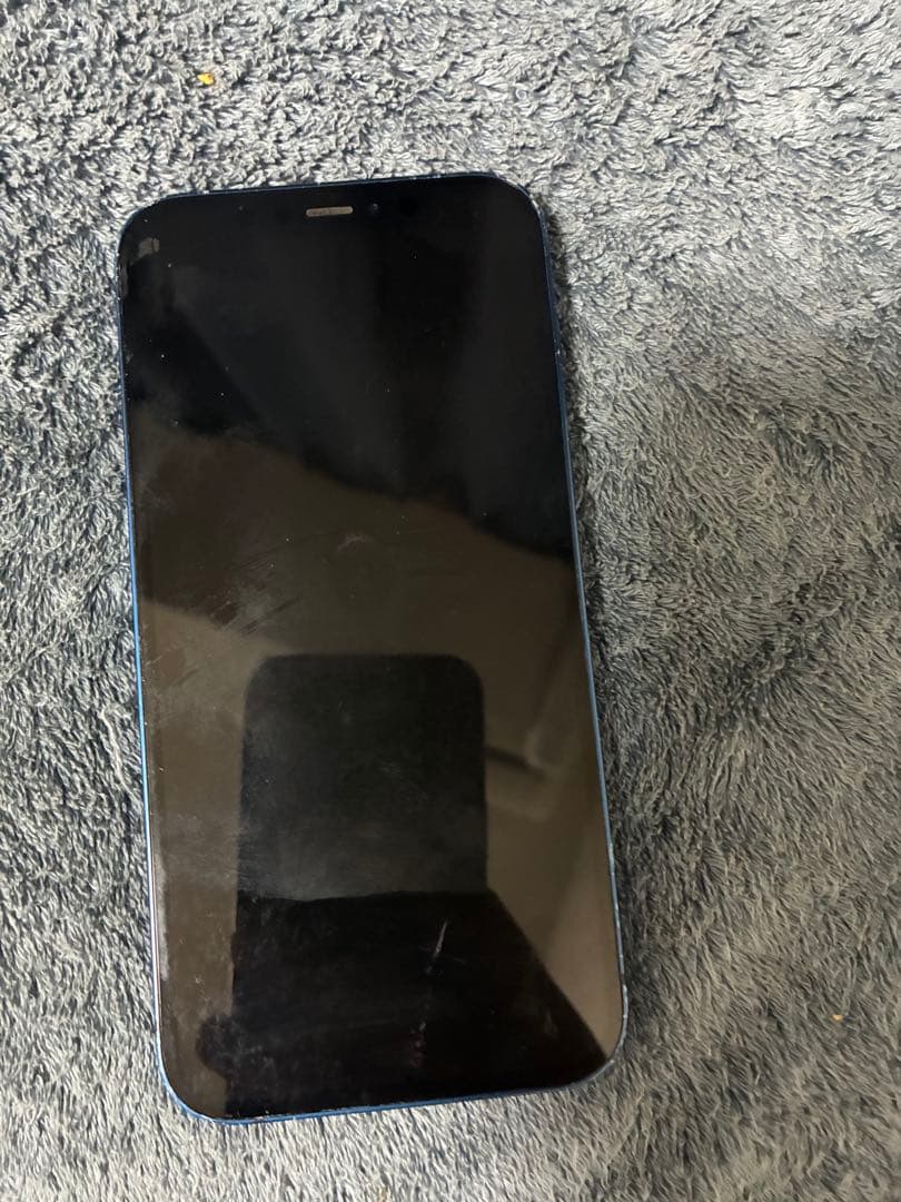 iPhone 12 本体 ブルー 傷あり