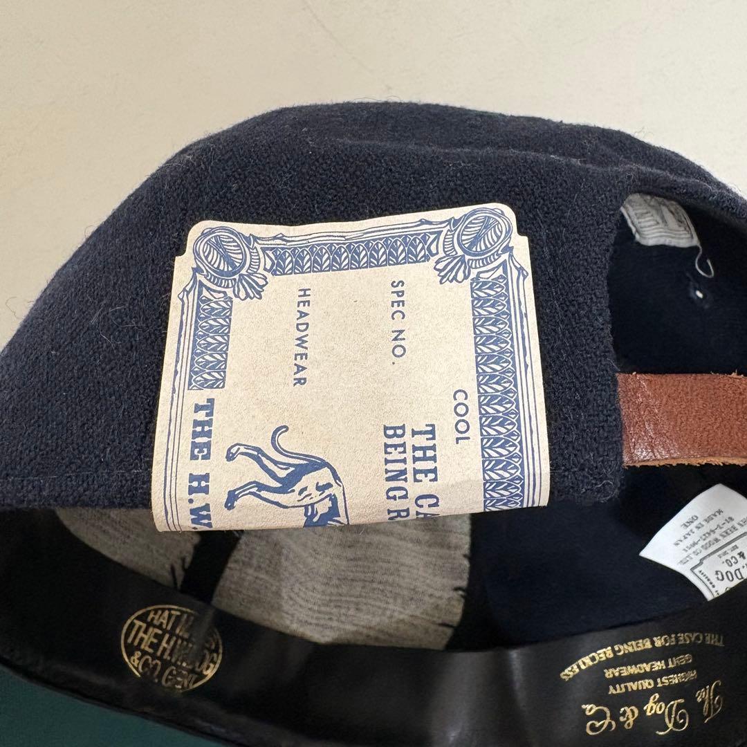 THE H.W.DOG&CO ベースボールキャップ　ネイビー