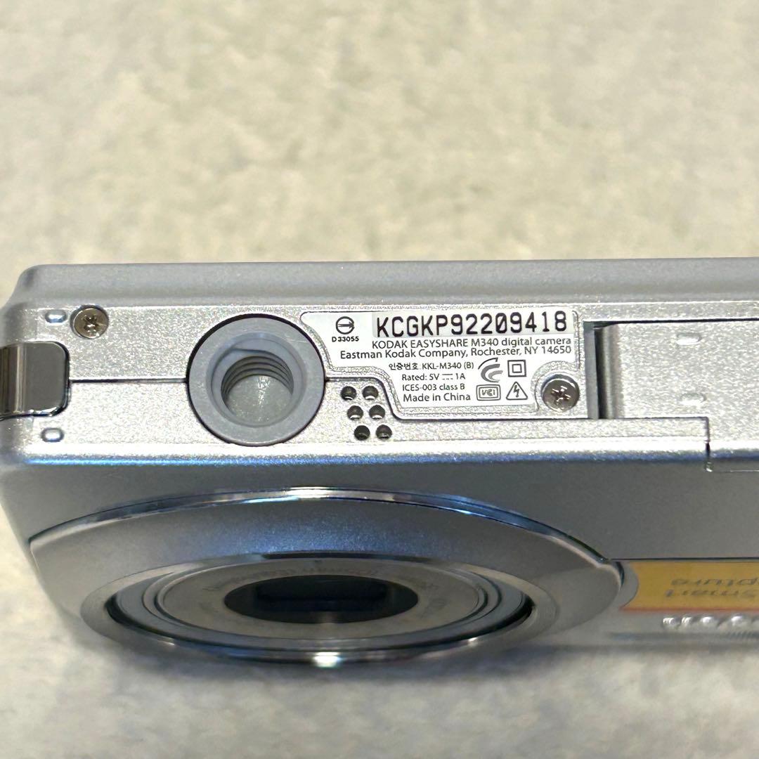 【極美品】コダック Easyshare M340 シルバー コンデジ デジカメ