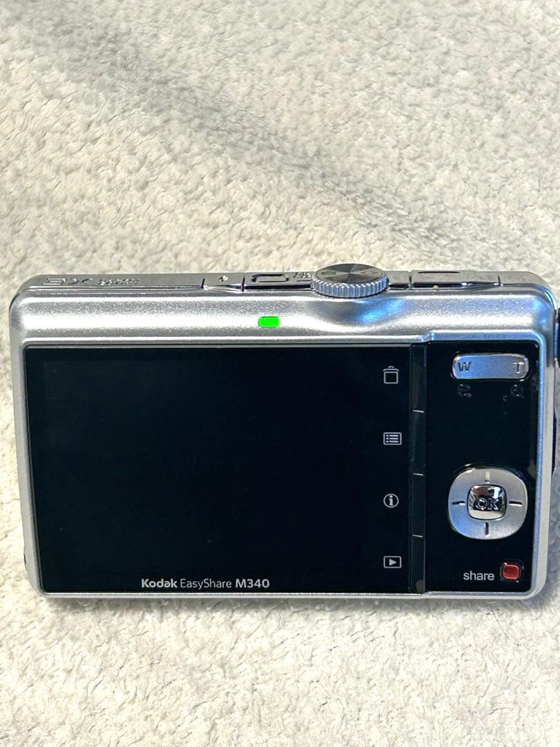 【極美品】コダック Easyshare M340 シルバー コンデジ デジカメ