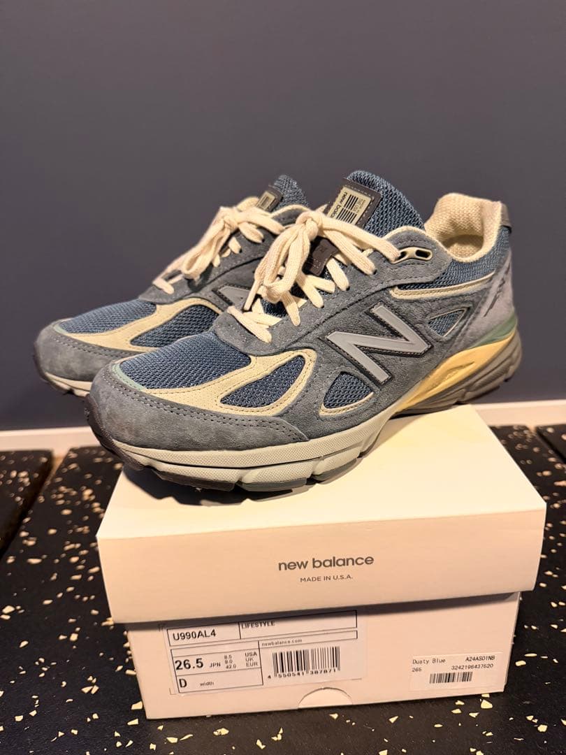 靴 AURALEE New Balance 990v4 26.5cm
