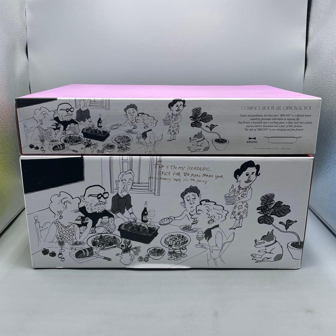 BRUNO コンパクトホットプレート + セラミックコート鍋セット