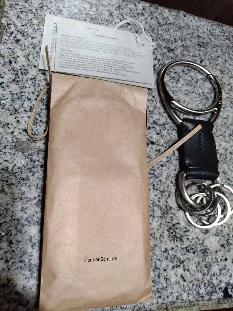 Hender Scheme エンダースキーマ　キーフック ブラック