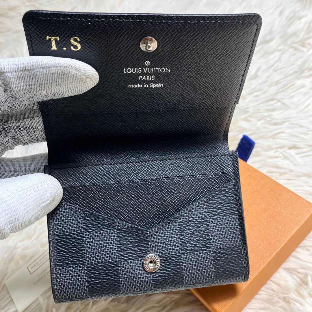 【未使用級】 アンヴェロップ・カルト ドゥ ヴィジット ダミエグラフィット