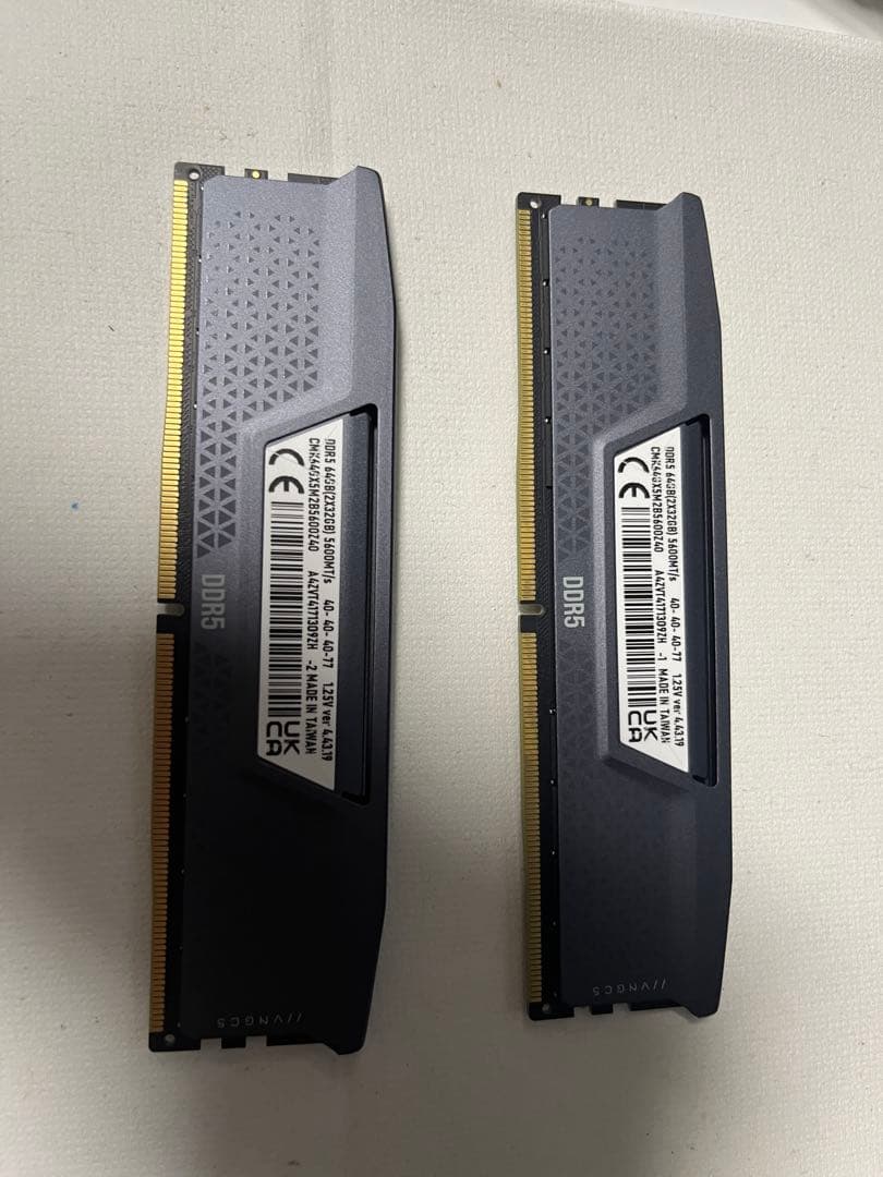 メモリー CORSAIR DDR5-5600MHz 64GB(2x32GB)