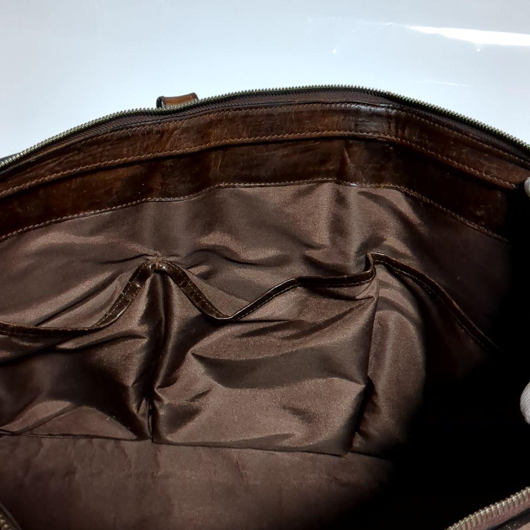 ✨万双✨双鞣和地 トートバッグ ブラウン レザー 肩がけ