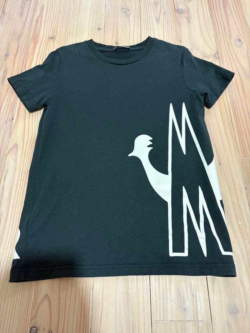MONCLER ブラック Tシャツ(キッズ)