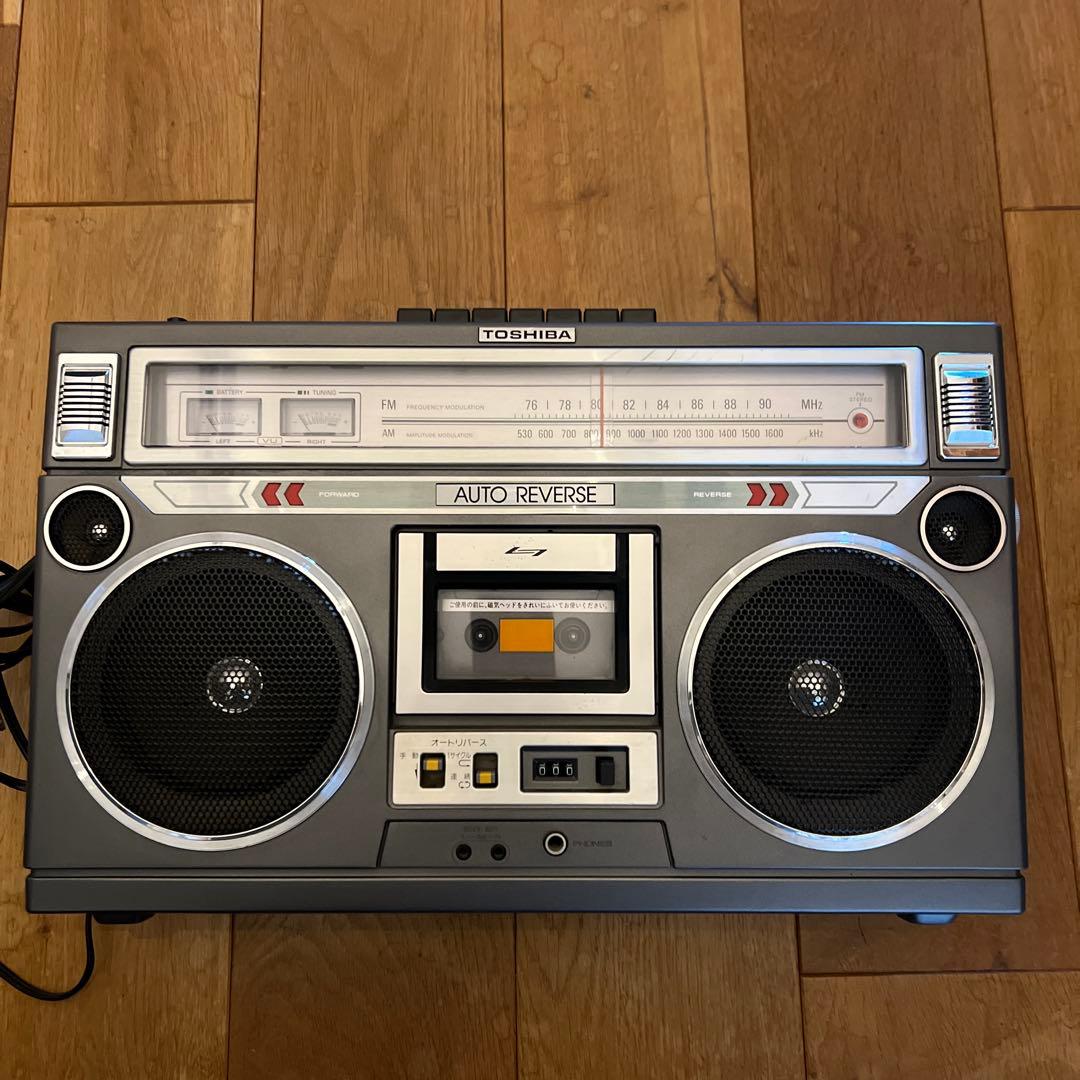 TOSHIBA RT-8550S 東芝ステレオカセットレコーダー　通電確認済