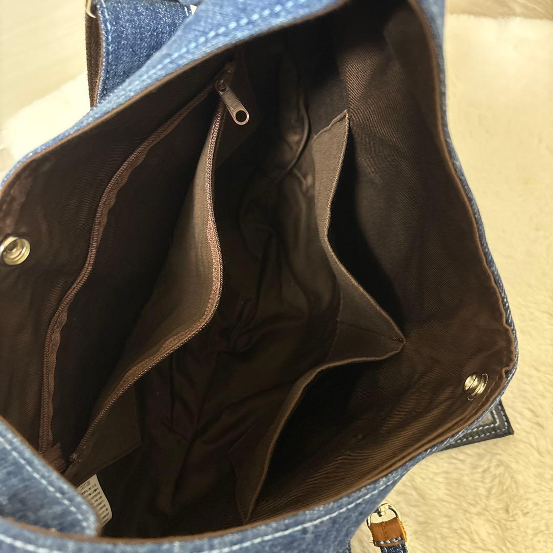 ICHINOI 一ノ井⭐︎デニムバッグ　ショルダーバッグ パスケース付　京都