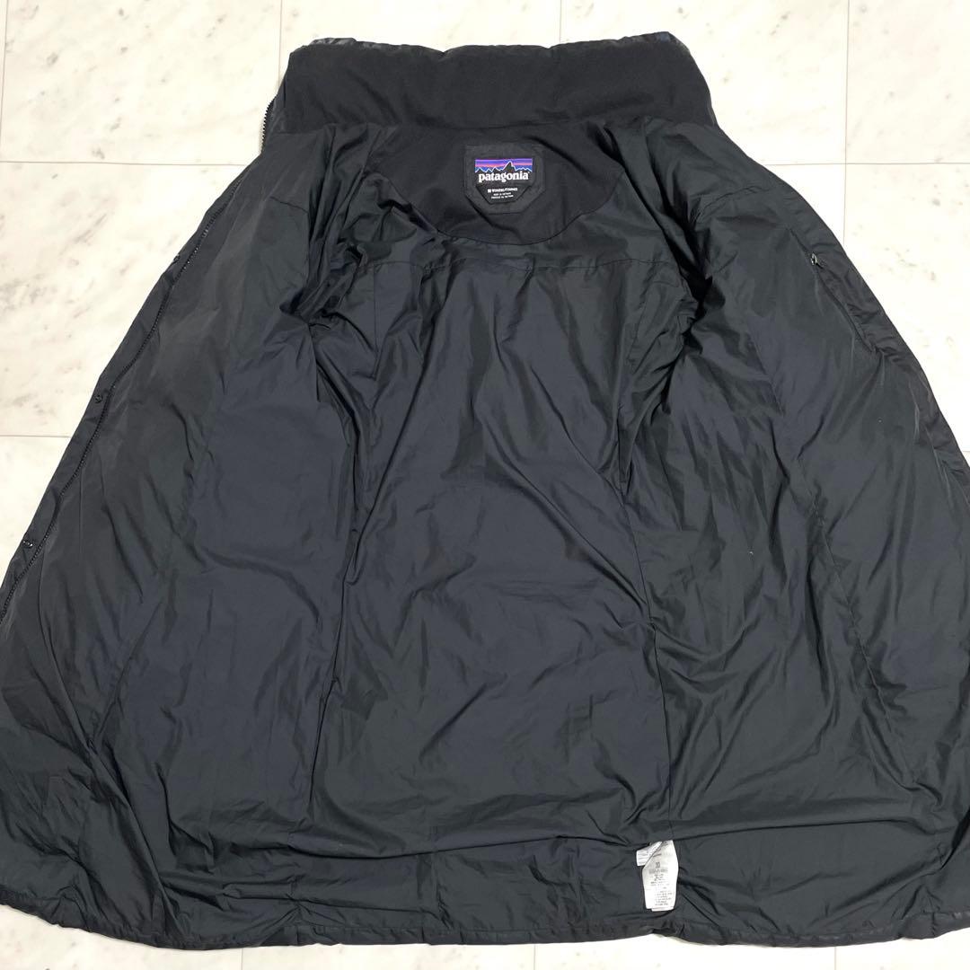 最終オークション‼️パタゴニア ロングダウンコート ダウンウフード付き 黒 F