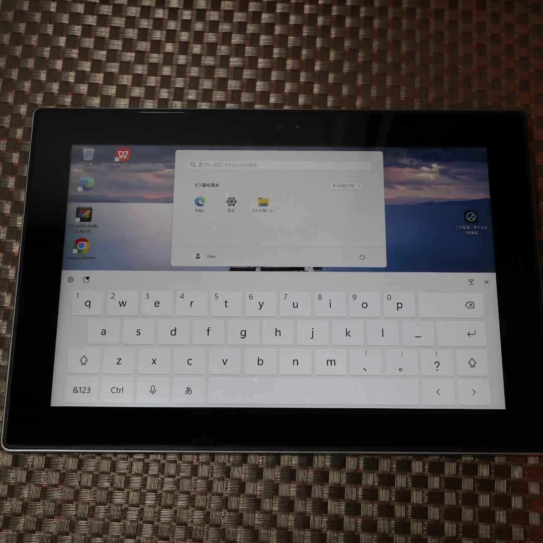 2台目PCにタブレットWin11公式サポート/SSD/4G/無線/カメラ/タッチ