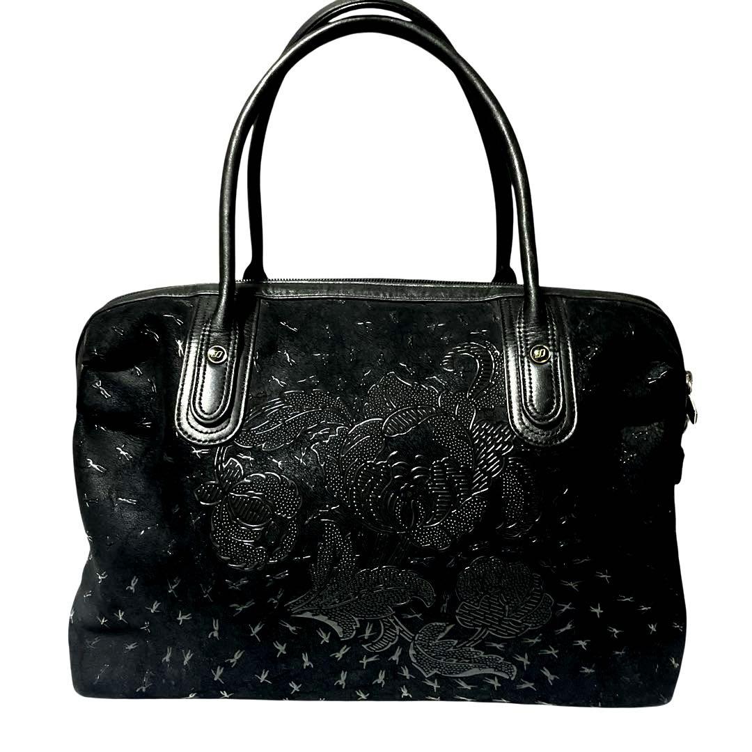 ✨️良品✨️ 印傳屋 総柄 ボストンバッグ ハンドルバッグ