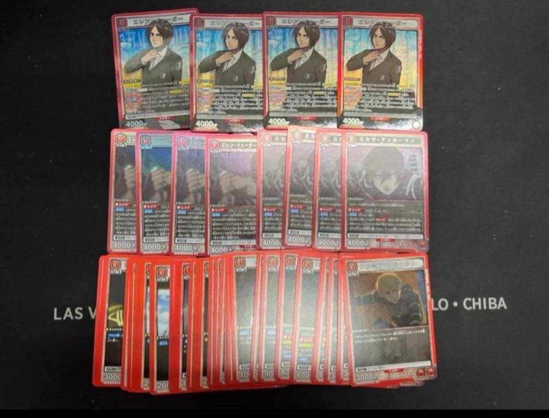 ユニオンアリーナ 進撃の巨人 Vol.2 全色SR以下4コン ④