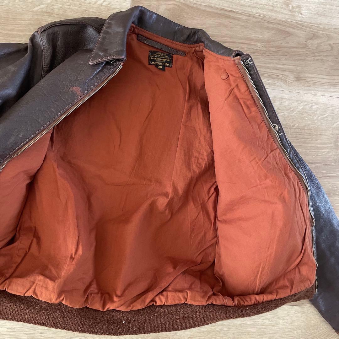 EASTMAN イーストマン A-2 フライトジャケット　レザージャケット36