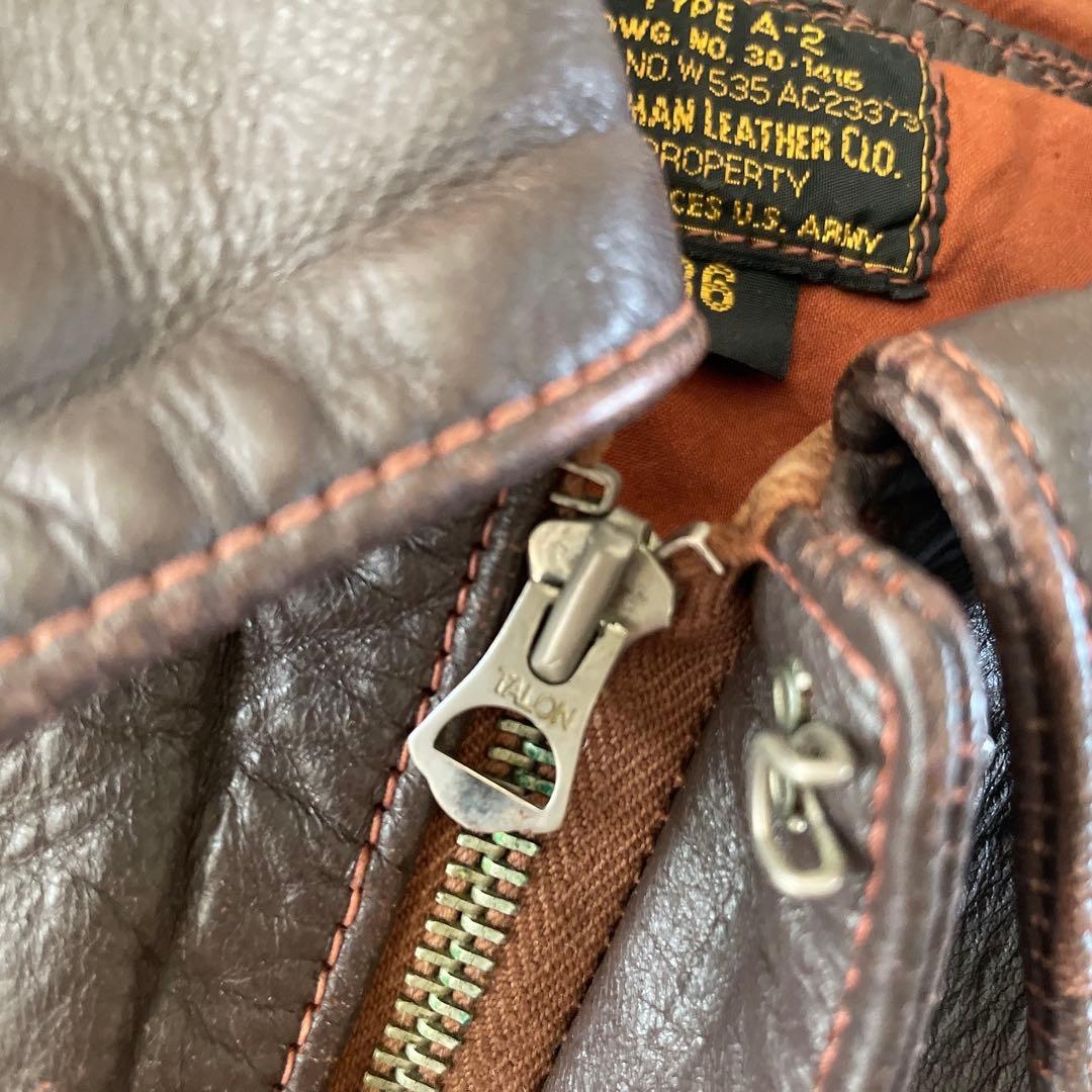 EASTMAN イーストマン A-2 フライトジャケット　レザージャケット36