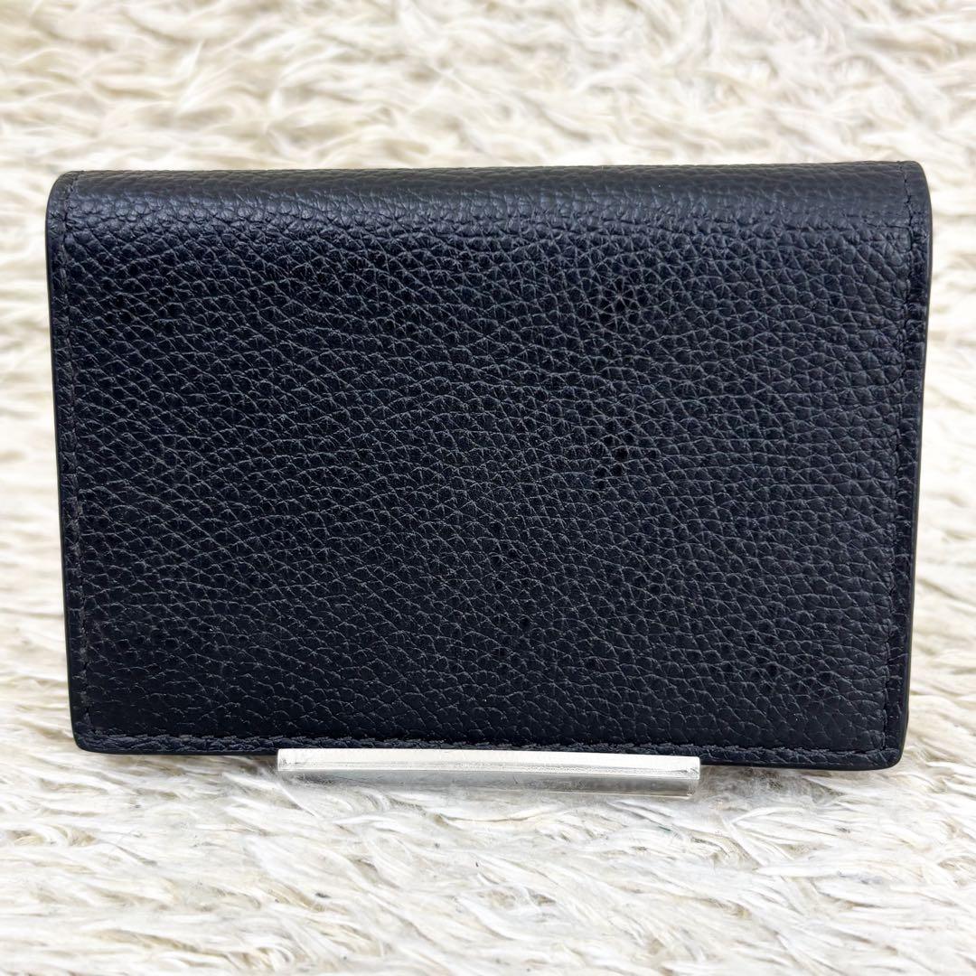 【未使用級】ダンヒル 名刺入れ 二つ折り ブラック カードケース ベルグレイブ