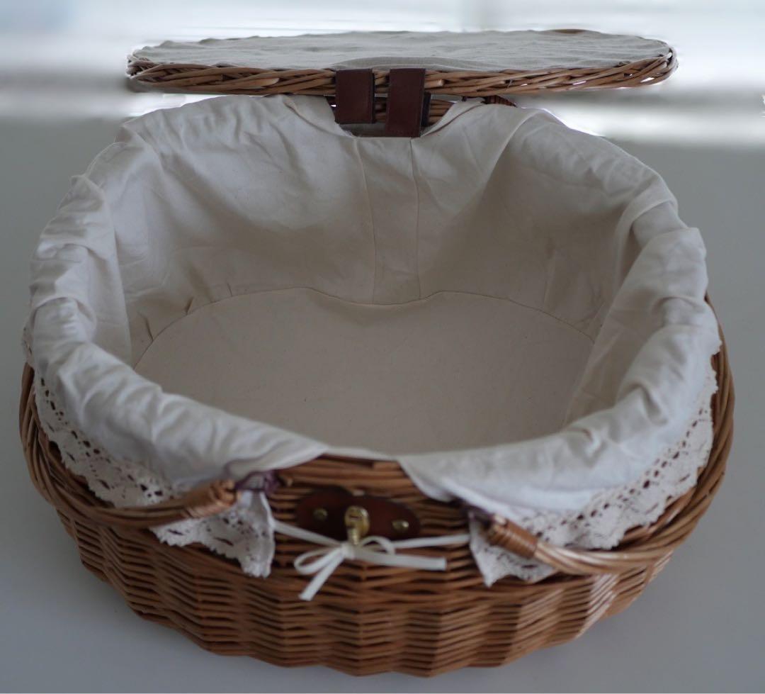 ハンドル付きかごバスケット