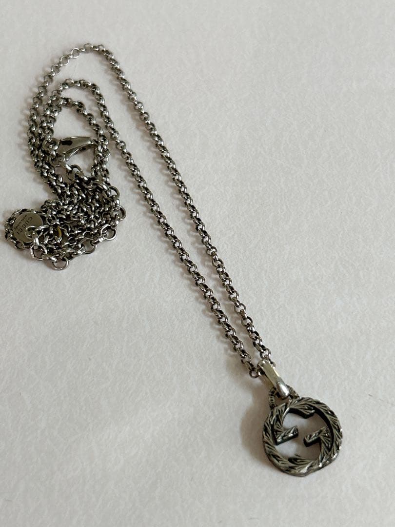 【GUCCI】インターロッキング GGネックレス✧*。