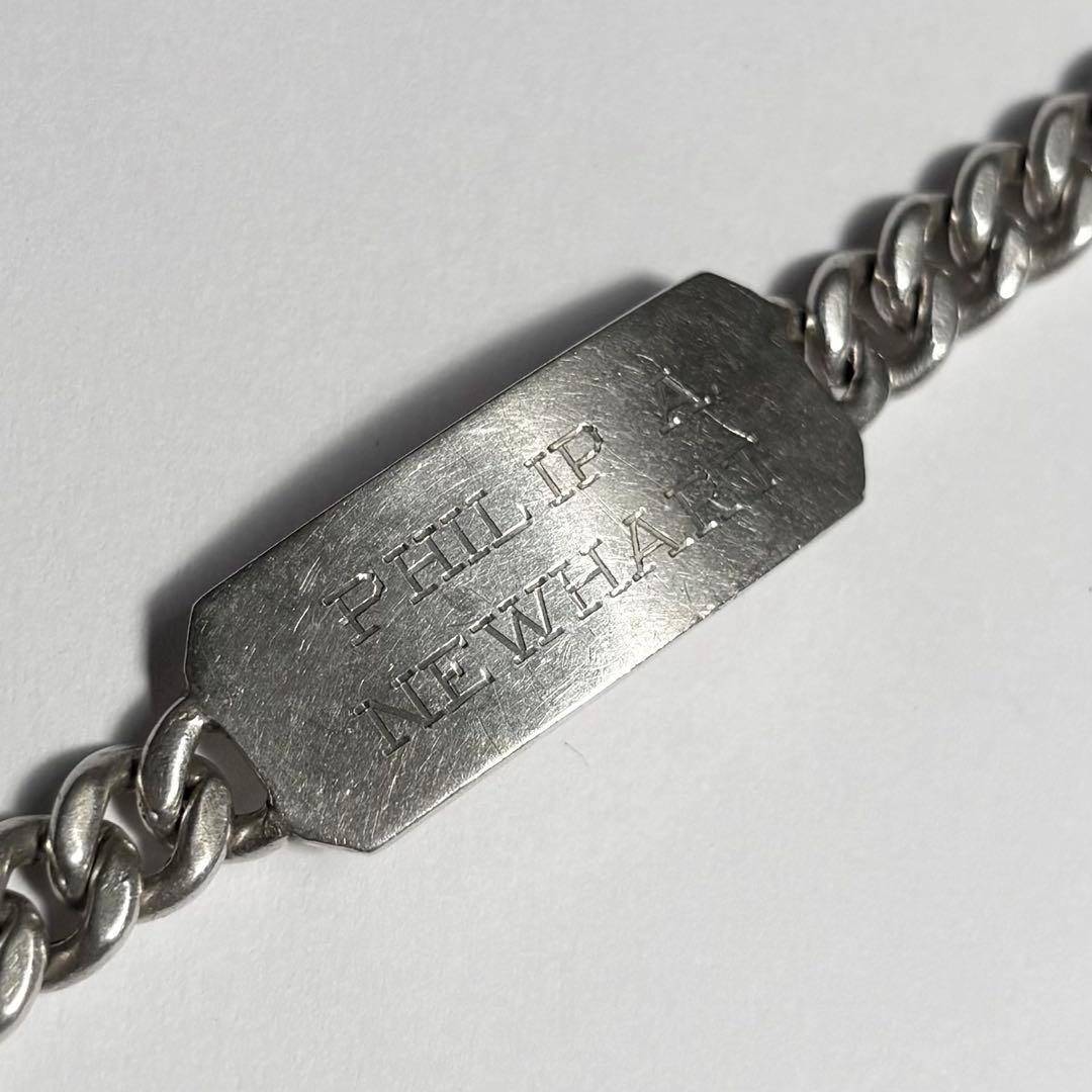 1940s U.S ARMY ミリタリー ID ブレスレット シルバー925