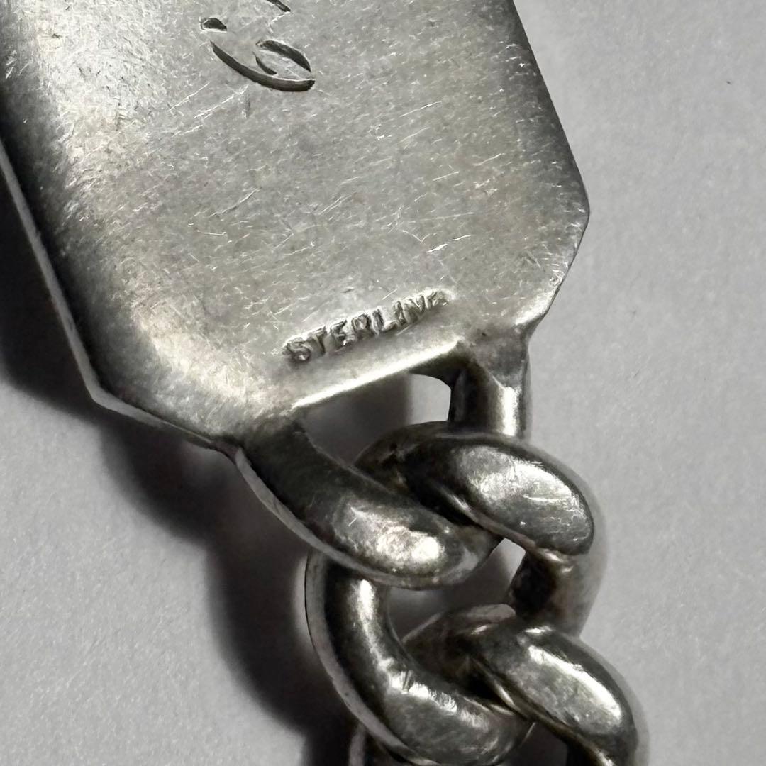 1940s U.S ARMY ミリタリー ID ブレスレット シルバー925