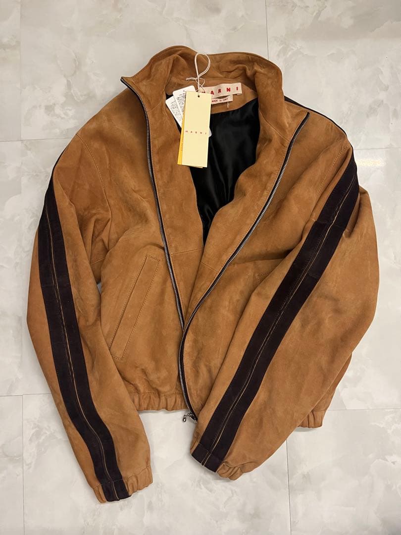 【get】　MARNI レザーブルゾン