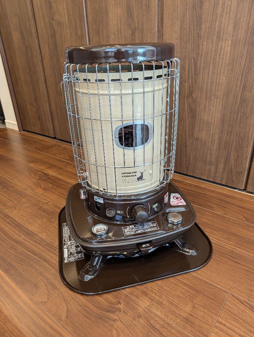 キャプテンスタッグ × コロナ 石油ストーブ SL-51CS-CT