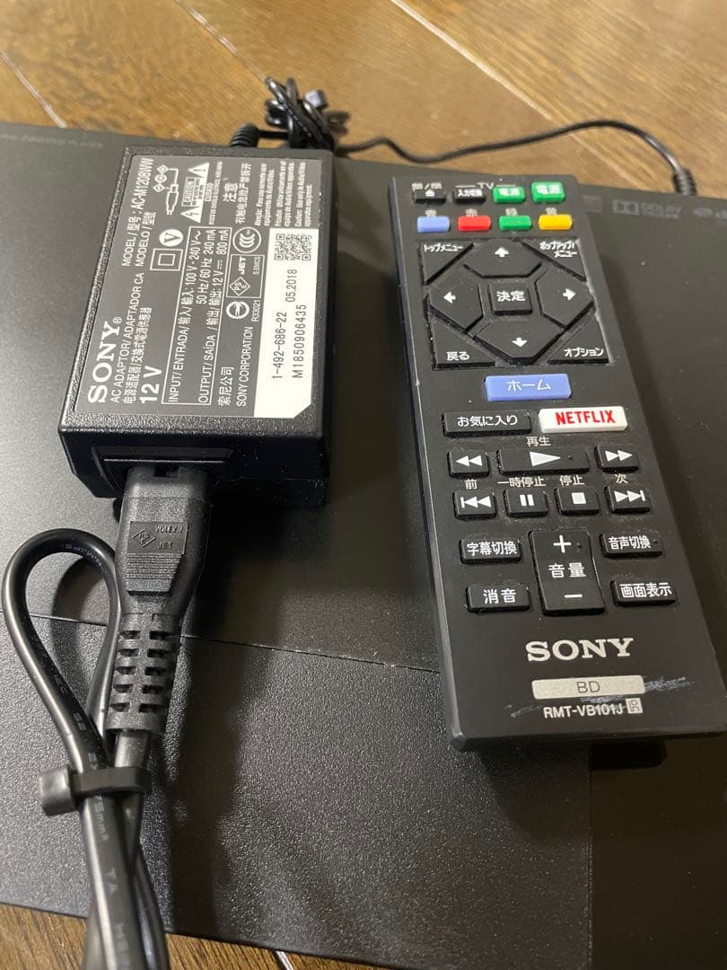 SONY BDP-S1500 ブルーレイDVDプレーヤー リモコン・取説付