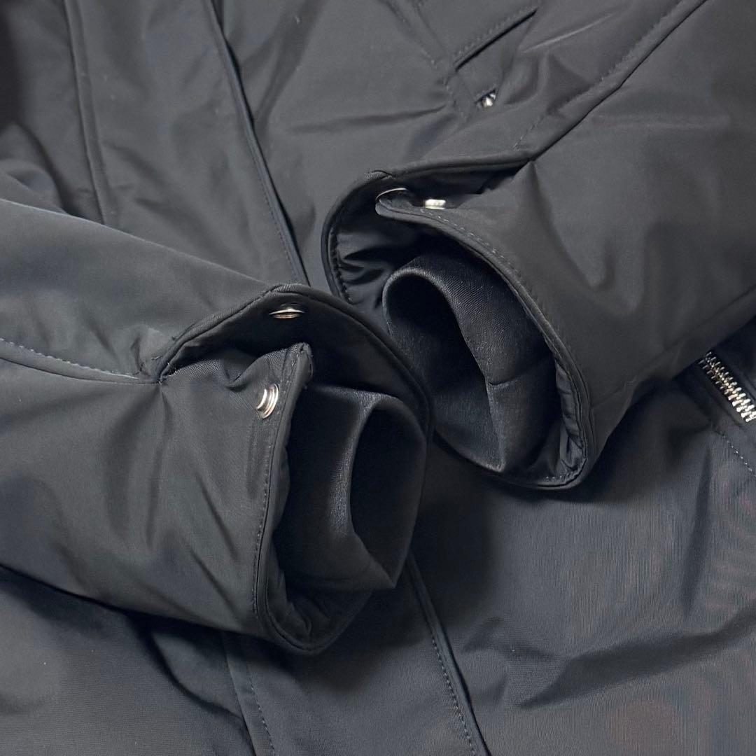 新品未使用✨　ZARA ダウン　コート　ファー　ブラック　ロング　ウォーター