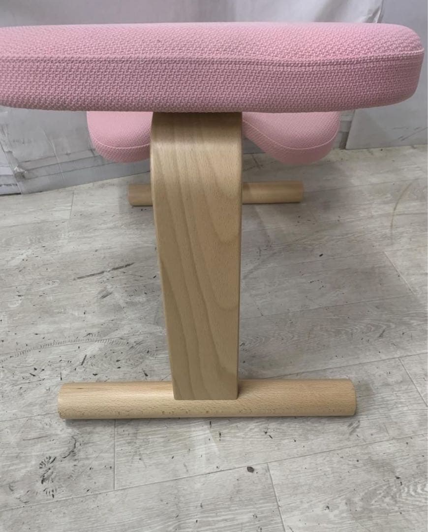 balans lab バランスチェア Easy ショートフレーム ピンク 日本製