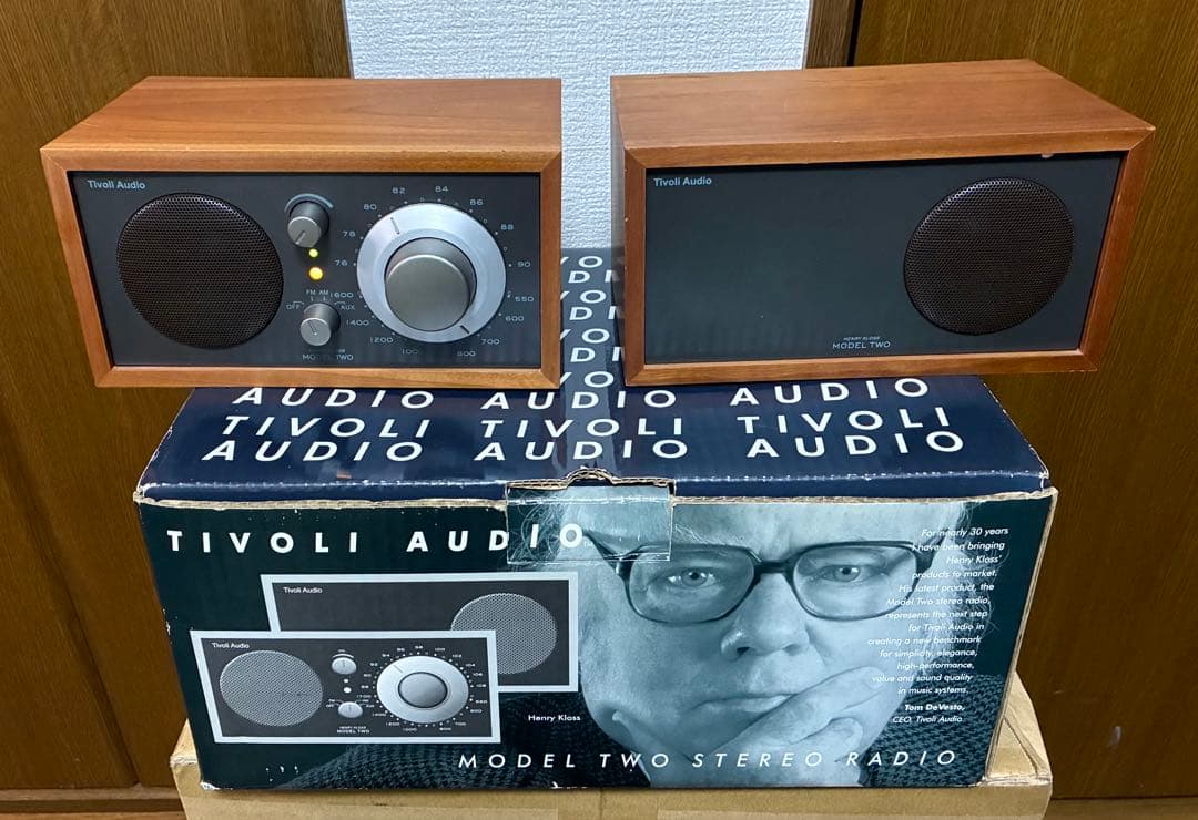 【美品・完動品】Tivoli Audio　MODEL ＴＷＯ　ステレオ　元箱付