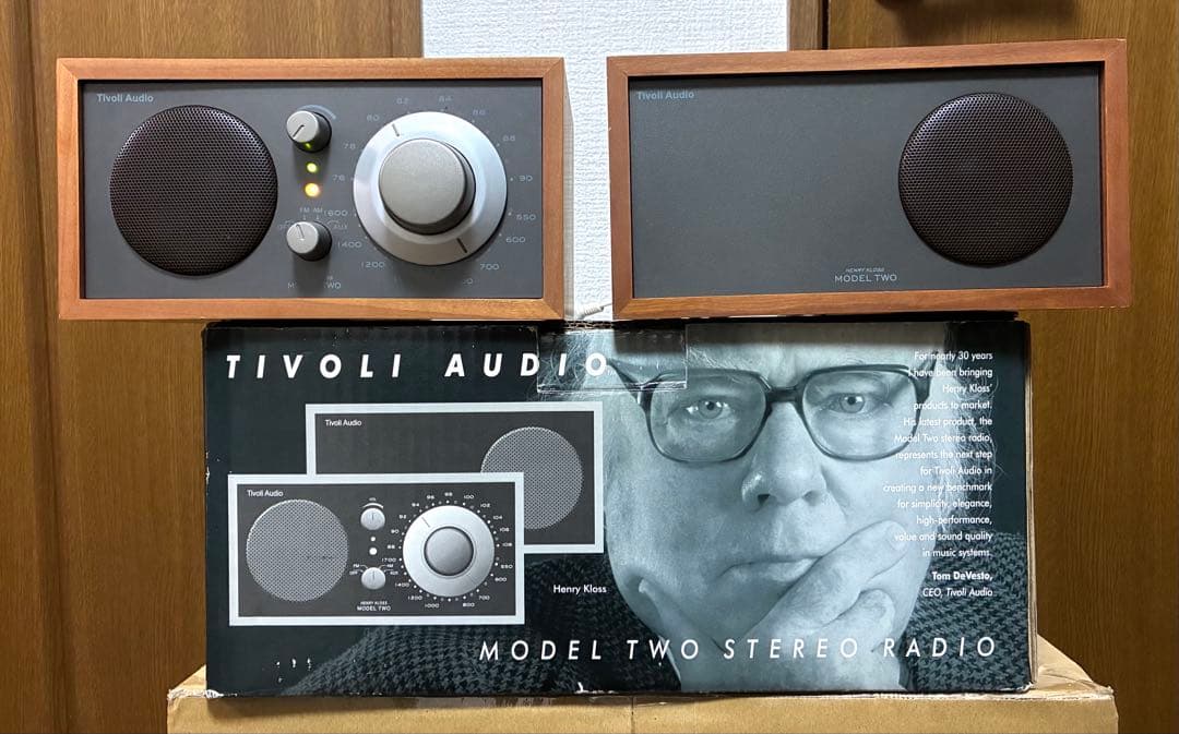 【美品・完動品】Tivoli Audio　MODEL ＴＷＯ　ステレオ　元箱付