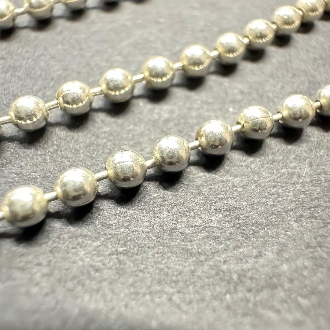 【太め50㎝ 2.0㎜ボール】ボールチェーンネックレス　silver925