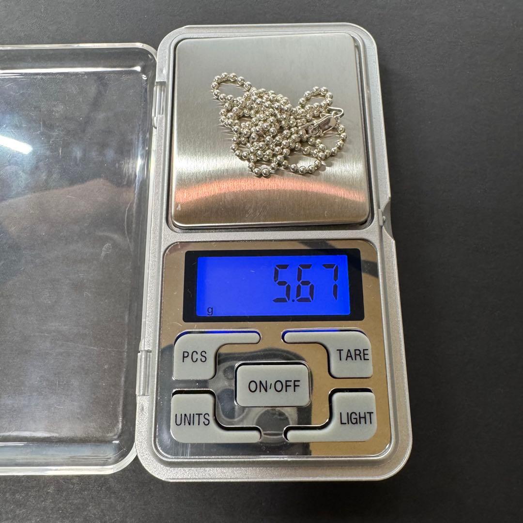 【太め50㎝ 2.0㎜ボール】ボールチェーンネックレス　silver925
