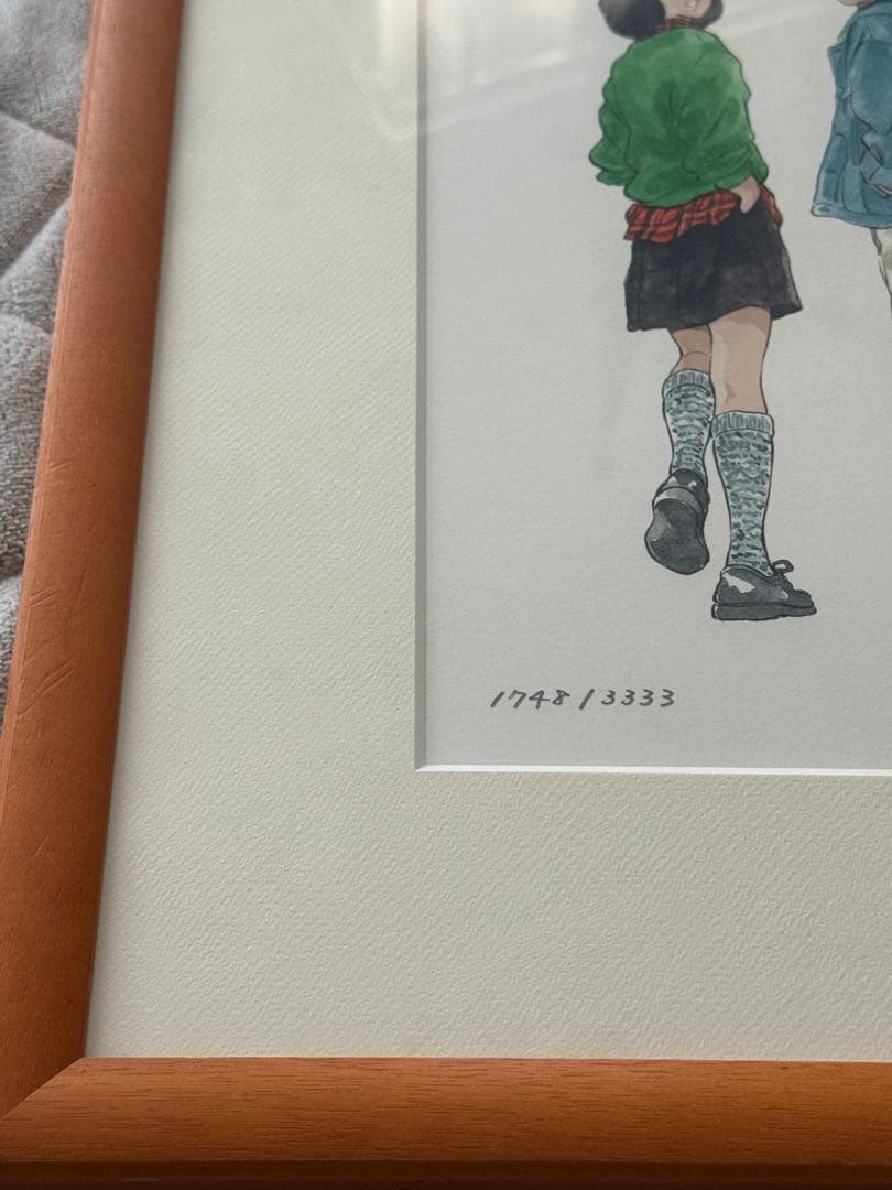 あだち充　リトグラフ　複製原画 画業30周年記念企画 タイムカプセル