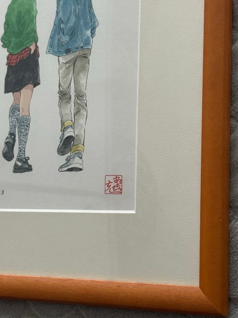 あだち充　リトグラフ　複製原画 画業30周年記念企画 タイムカプセル