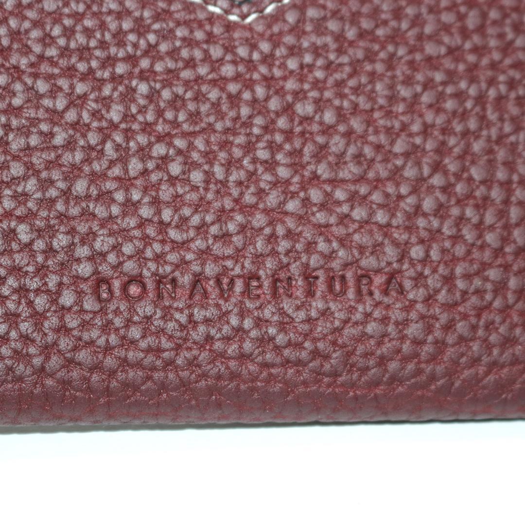 【未使用級】ボナベンチュラ スリープ付き ビジネスカードケース シュリンクレザー