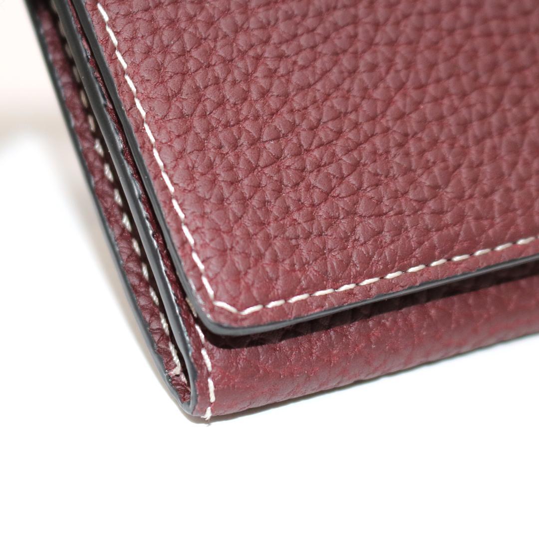 【未使用級】ボナベンチュラ スリープ付き ビジネスカードケース シュリンクレザー