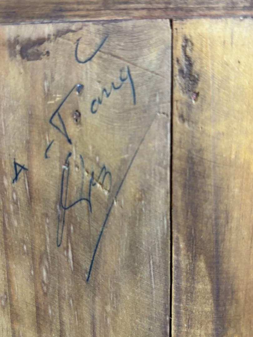 引き出し付き　ミニラック　カントリー調　飾り棚