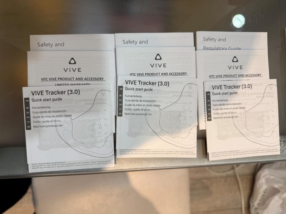 Vive Tracker トラッカー 3.0 ５個セット 中古品