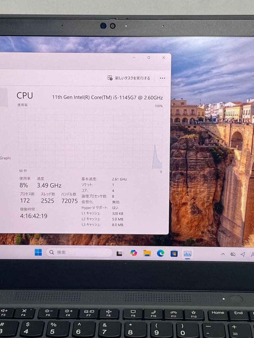 ThinkPad T14s gen2 i5-1145G7 16GB だめ￼4k
