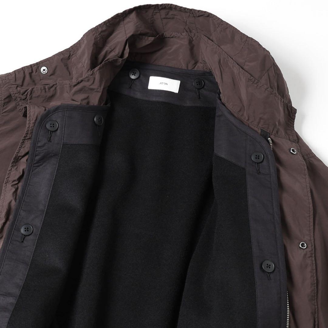 【新品未使用】ATON AIR WEATHER SHORT MODS COAT