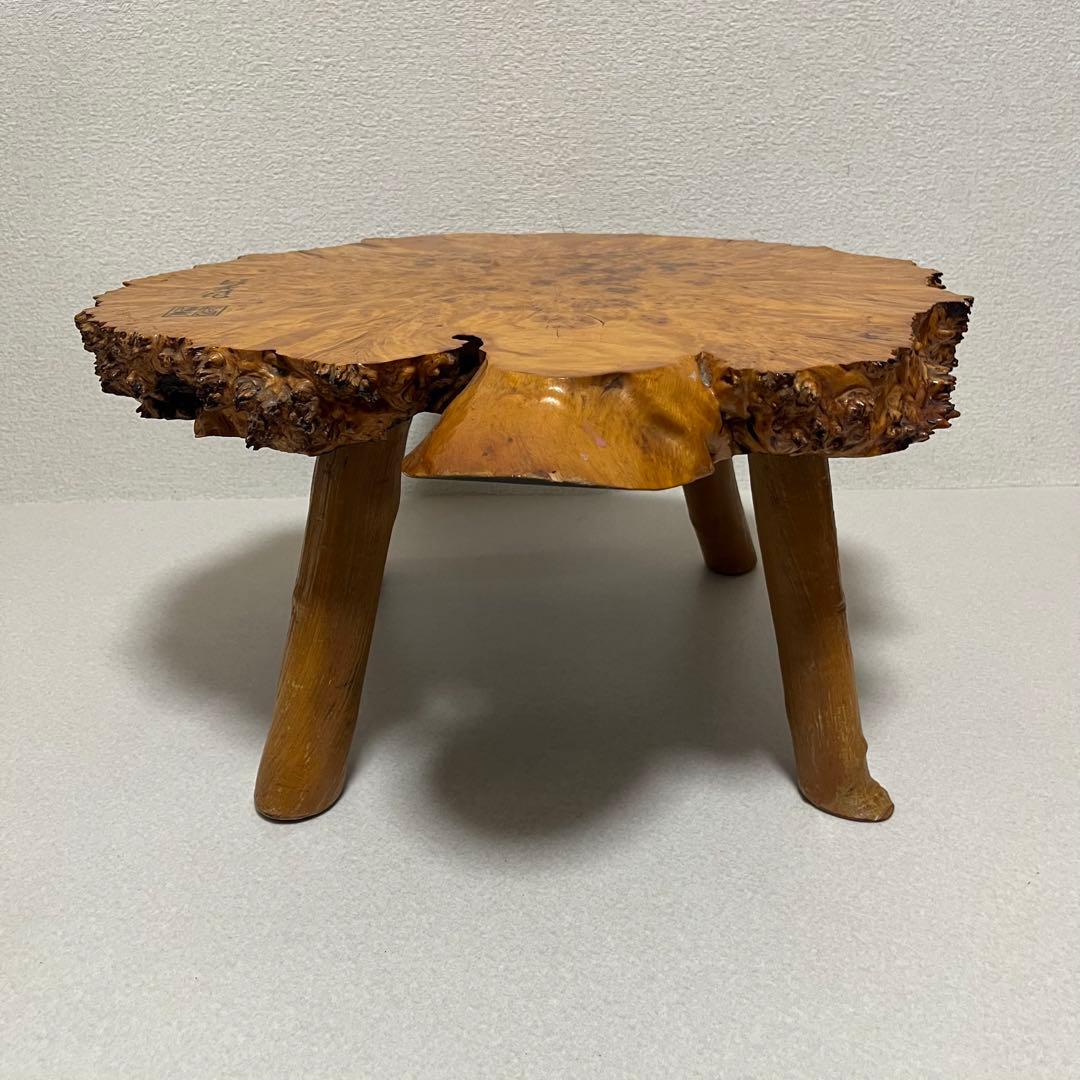 花梨 瘤杢 天然木 一枚板 座卓 ローテーブル