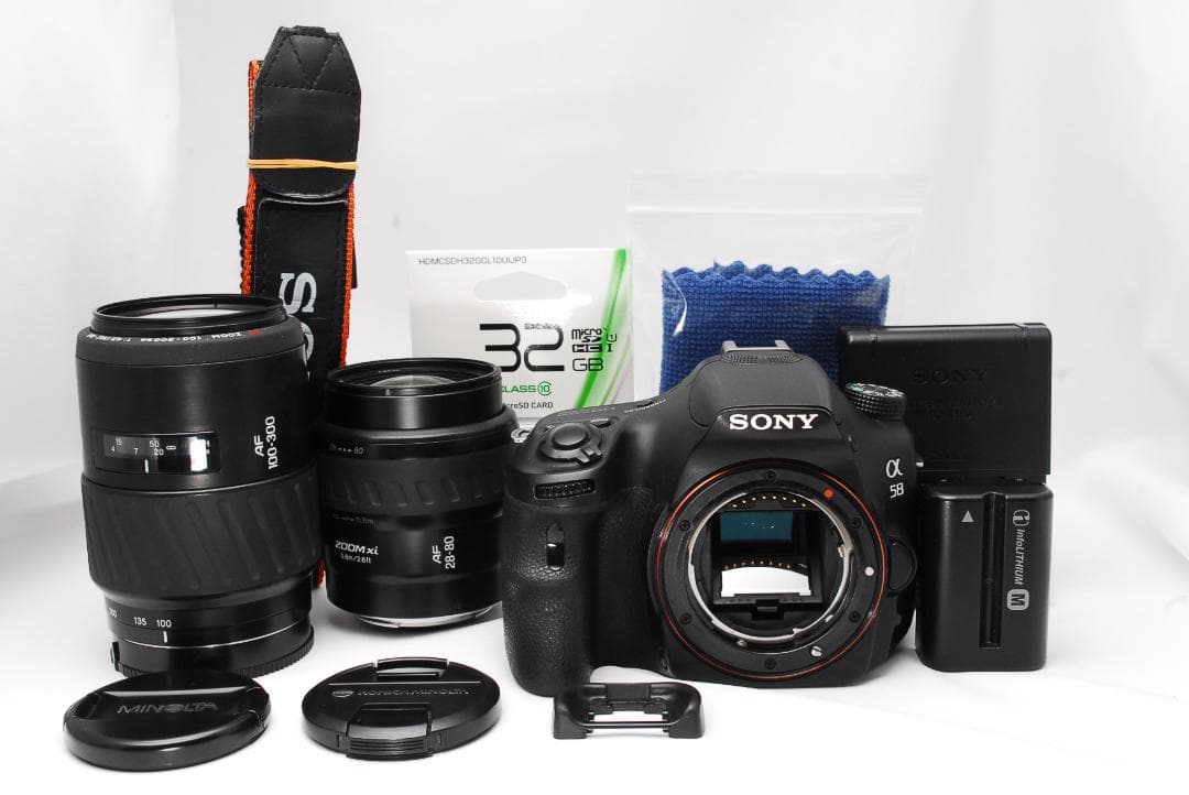 SONY α58 ❤️ダブルレンズキット スマホ転送 ソニー 一眼レフ カメラ