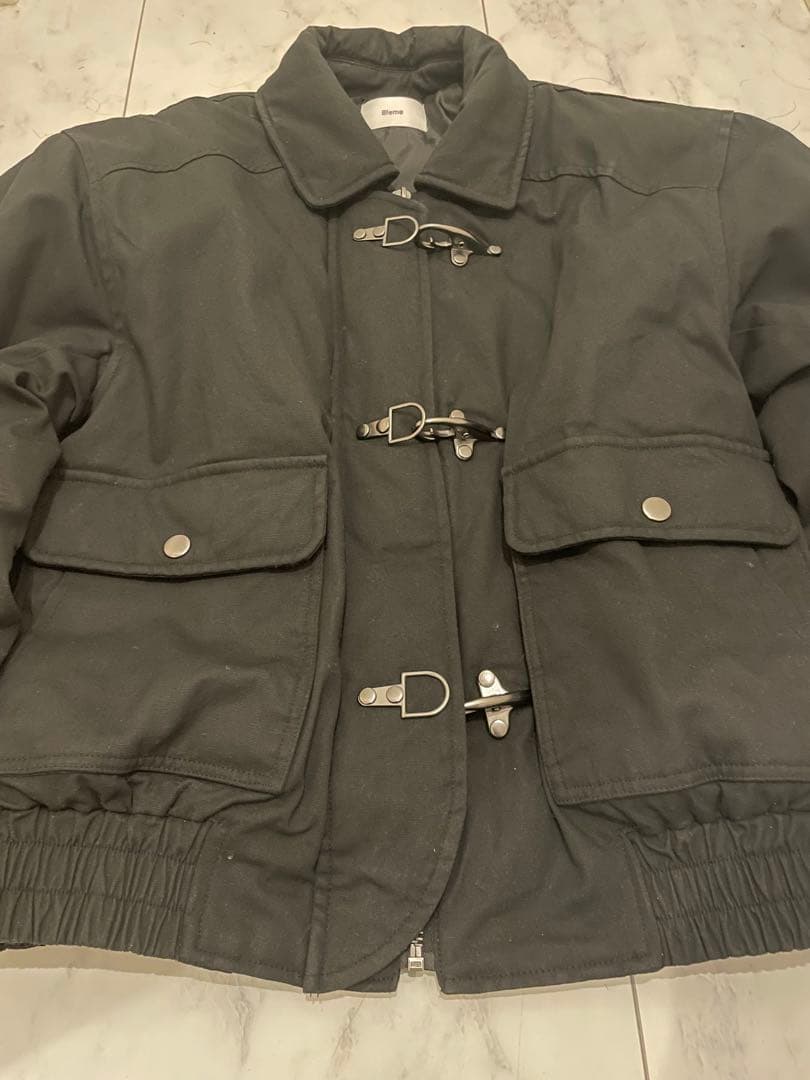 Bleme ブラックファイヤーマンジャケット　短丈