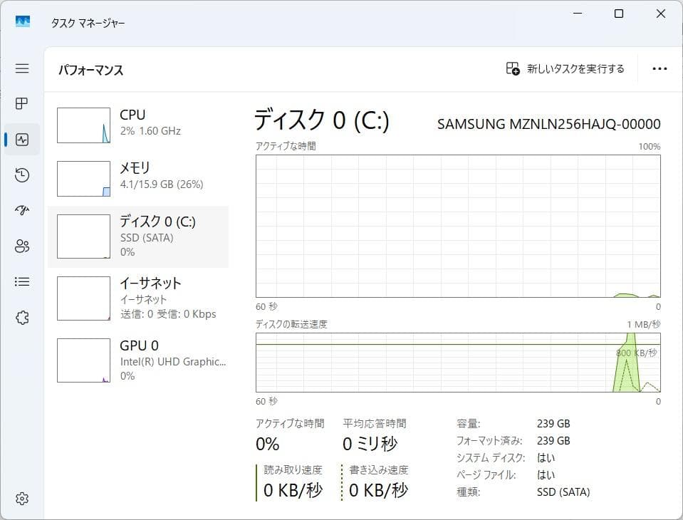 dynabook B65/DP 8世代 i5 Win11 16GB Office