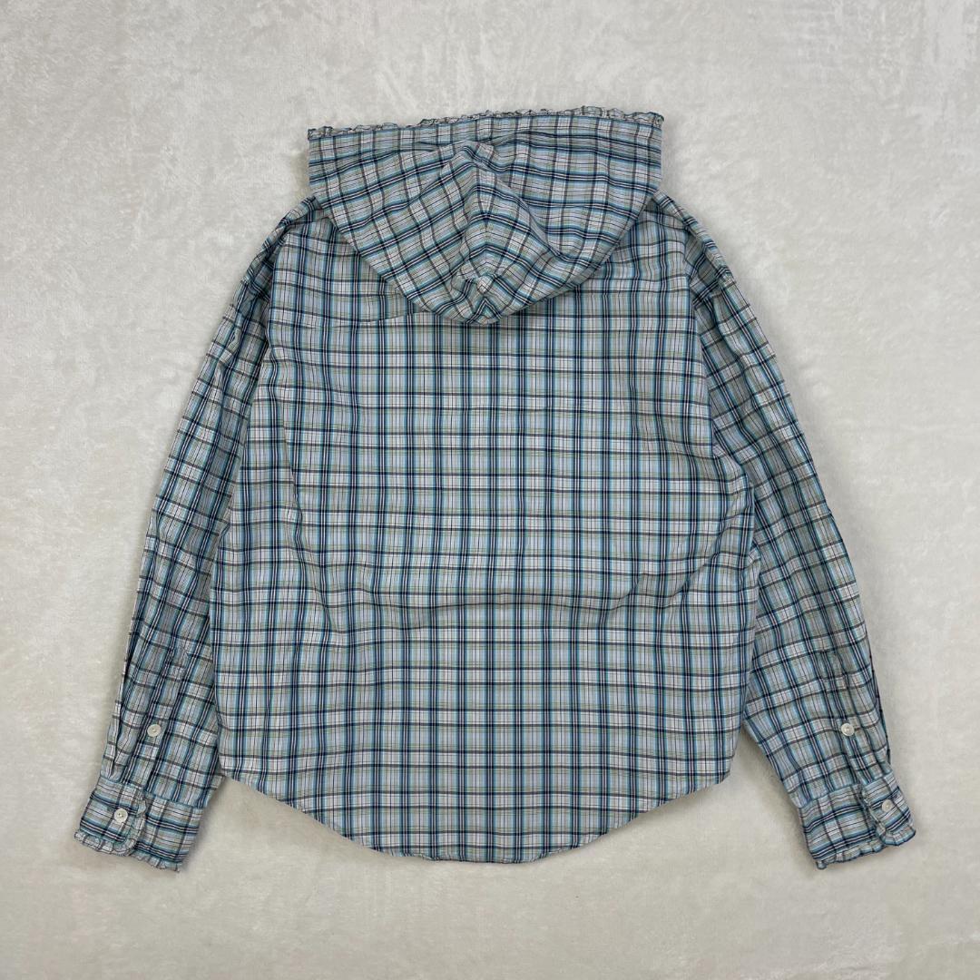 PINK HOUSE　フード付きチェックシャツ　長袖　金子功　ブラウス