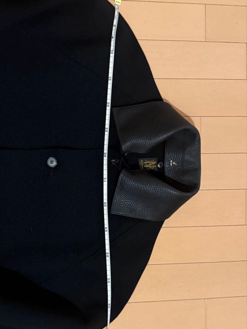 batoner ニット レザー襟 ジャケット 1