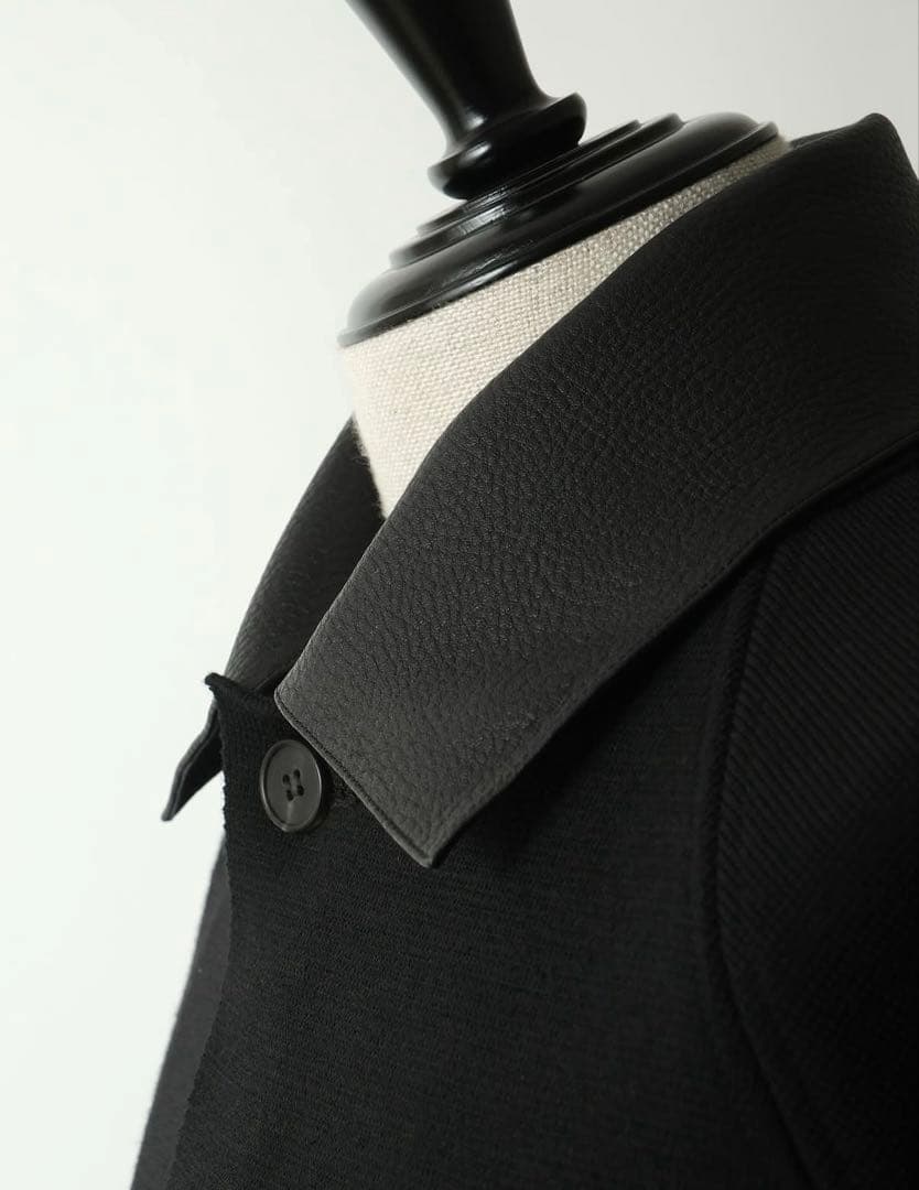 batoner ニット レザー襟 ジャケット 1