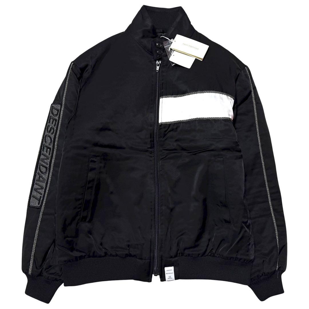 新品タグ付き DESCENDANT ロゴ ワッペン 中綿 ジャケット 黒 2