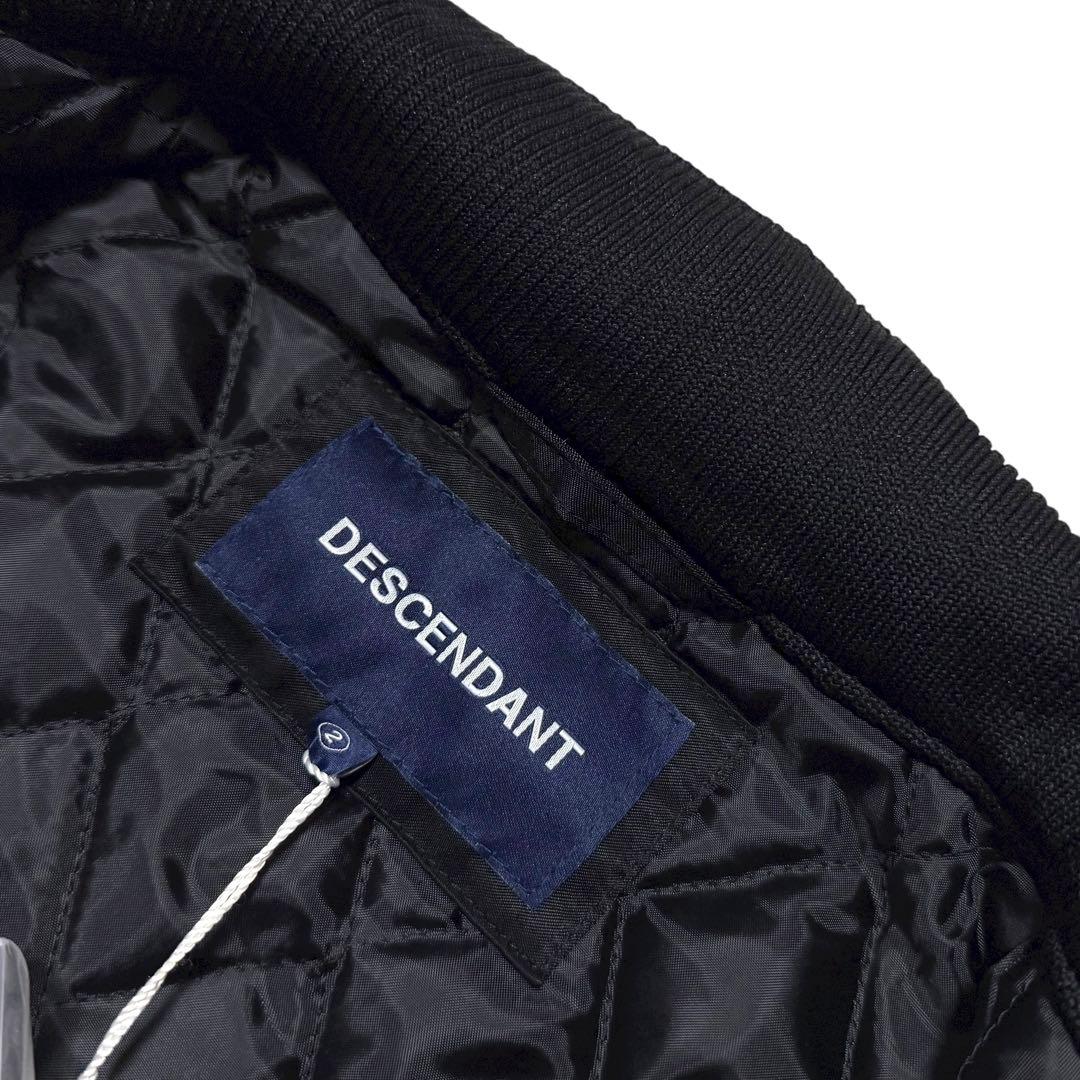 新品タグ付き DESCENDANT ロゴ ワッペン 中綿 ジャケット 黒 2